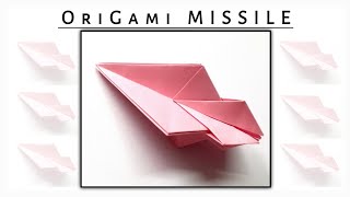 Origami Missile | How to make a paper Missile