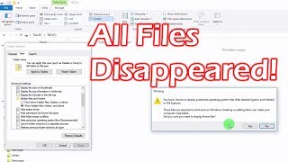 Files Missing from USB Drive (Flash Disk) – How to fix it in Windows 10