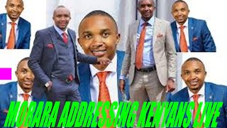 MORARA KEBASO ADDRESSING KENYANS AS HE EXPLAINS WHY HE WILL NOT ATTEND UHURUPARK TO HONOUR HEROES