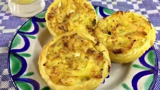 Pasteis de Nata de Bacalhau - Codfish Custard Tarts