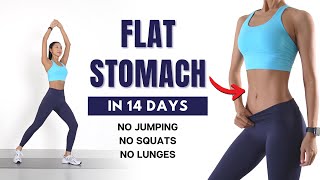 FLAT STOMACH in 14 Days - Belly Fat Burn🔥15 min Standing Workout | No Jumping, No Squats, No Lunges