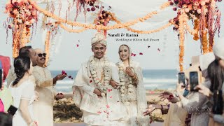 Sanditya & Ratna Indian Wedding Ceremony & Reception at Hilton Bali Resort