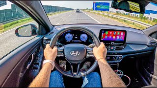 2024 Hyundai i30 N Line [1.5 T-GDI 140 hp] |0-100| POV Test Drive #2163 Joe Black