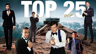 Je passe en revue la SAGA JAMES BOND : mon TOP 25