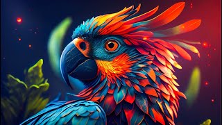 Colorful Birds in 4K - Planet Earth 4K | Beautiful Bird Sounds Nature Relaxation UHD