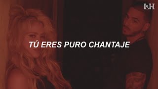 Shakira - Chantaje ft. Maluma  (Letra)