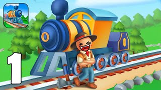 American Railway - Part 1 Stickman Railway Empire Game - Gameplay Walkthrough