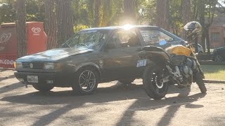 Gol Turbo x Hornet acelero entre amigos 🚀🏍️