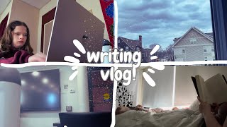 life as a writer and college student vlog