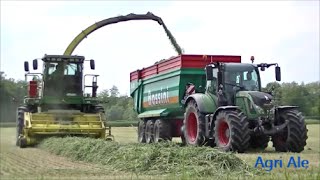 Trinciato Miscuglio 2016. John Deere 7400, 6170 M, Fendt 724 Profi Plus