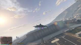 Grand Theft Auto V | Su-57 airstrike on Fort Zancudo