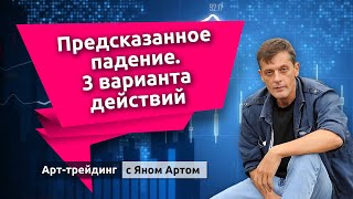 Предсказанное падение. 3 варианта действий. Блог Яна Арта - 04.08.2024