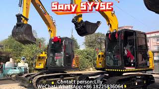 Used Sany SY75C for sale in Hefei . 7.5 tons. Contact Lily for more details.