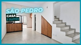 Casa com 3 quartos à venda, 104 m² por R$ 469.000,00, São Pedro, Juiz de Fora/MG @domimoveisJF