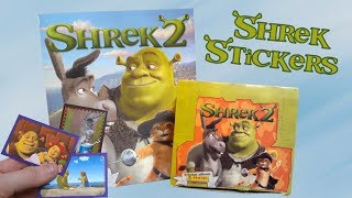 Opening a Shrek 2 Sticker Box & Album