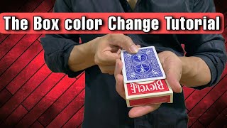 The Box color Change Tutorial Reveals