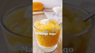 Mango 🥭 sago o tapioca de mango! Refrescante y saludable. | #yummyfood #mango