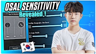 오살 OSAL PUBG NEW SENSITIVITY 2024 | OSAL PUBG CONTROL CODE 2024 | 5 FINGER + GYRO