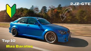 🔰 Top 10 autos más baratos para tu primer proyecto JDM- (Los mejores para modificar)