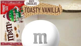 M&M's White Chocolate Toasty Vanilla Candy Tasting