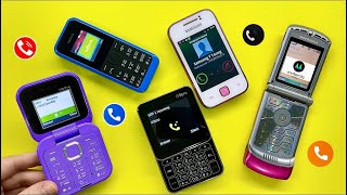 Incoming call OLD phone Nokia 106+ Motorola Razr V3 + Samsung Galaxy Y Young + I19 Pro + i16 Pro