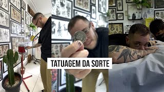 MINI VLOG: FIZ UMA TATUAGEM NA SORTE! | Lucca Najar #shorts