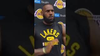 LeBron avoiding questions about Dillion Brooks trash talk 💀