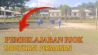 PEMBELAJARAN PJOK KELAS 6 SD DENGAN MODIFIKASI PERMAINAN