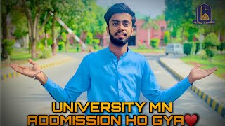 IUB mn addmission ho gya♥️🤍|#university #vlogs #ahmadwaggan