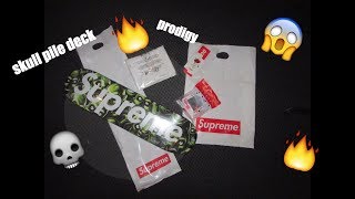 SUPREME SS18 WEEK 1 PARTIAL PICKUP UNBOXING!! [SKULL PILE, PRODIGY TEE, ETC]