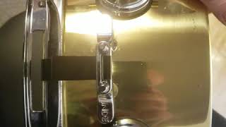 INDe drum lab snare butt plate installation 2 of 3