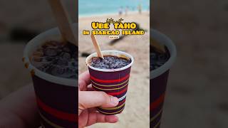 $ 1.00 Ube Taho. Have you ever eaten Ube Taho? #Travel #Philippines #SiargaoIsland #Streetfood #Asia