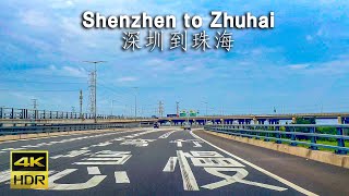 Driving in China, from Shenzhen to Zhuhai, the most perfect driving ASMR