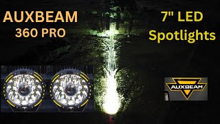 AUXBEAM 360 Pro 7" Off Road LED Spot Lights Review