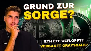 Bitcoin/Ethereum: Grund zur Sorge? ETH ETF Manipulation und Verkaufsdruck!