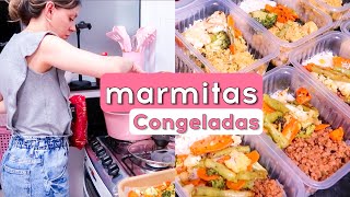 MARMITAS CONGELADAS PARA A SEMANA TODA | CARDÁPIO SAUDÁVEL