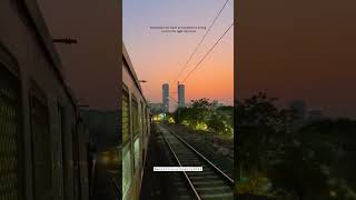 locel train in evening time #train #loco #trainjourney #trend#railwayjourney#traintrip#trendingvideo