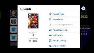 How To Train Free Show Time Card K.Havertz In Efootball 2024 | havertz Max Level Pes 2024