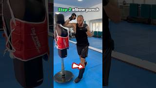 Hidden elbow strike! Скрытый удар локтем! #training #muaythai #thailand #kickboxing #mma #fighter