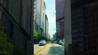 Driving in downtown Pittsburgh, PA , USA #travel #downtown #pennsylvania #pittsburgh #usatravel