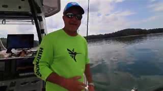 Using Cannon Downriggers to Present Bait Where Fish Can See It