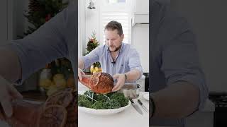 How to beautifully present a festive ham #christmasham #festivehamstyling