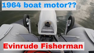 Evinrude Fisherman 5.5 water test