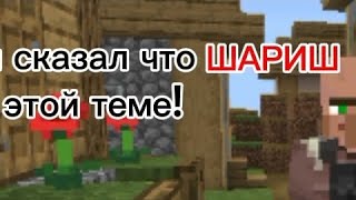 ты сказал что ШАРИШ в этой теме! (Minecraft mem)