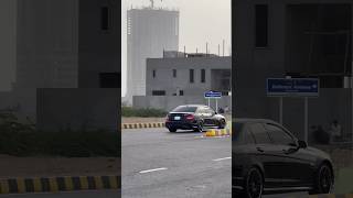 KARACHI TRACK | Mercedes C63 (Black) on the run