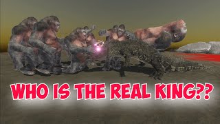 Mutant Primates 5.0 Invaders attack King Purussaurus - Animal Revolt Battle Simulator (ARBS)