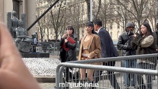 230307 - Minnie 민니 (G)I-DLE (여자)아이들 , arriving for MiuMiu Paris Fashion Week