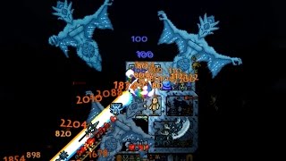 Terraria - Frost Moon Final Wave at 8:57pm, 70836 total points