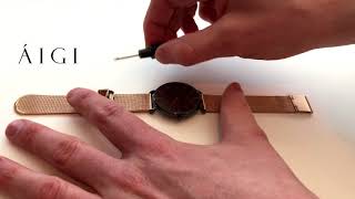 Tutorial How to Adjust our Mesh / Milanese Watch Straps