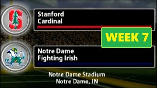 Week 7 Stanford vs Notre Dame